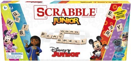 Hasbro Gaming Scrabble Junior: Disney Junior Edition Board Game