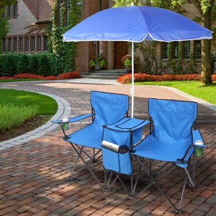 YUN JIN Folding 2-Seat Camping Chair