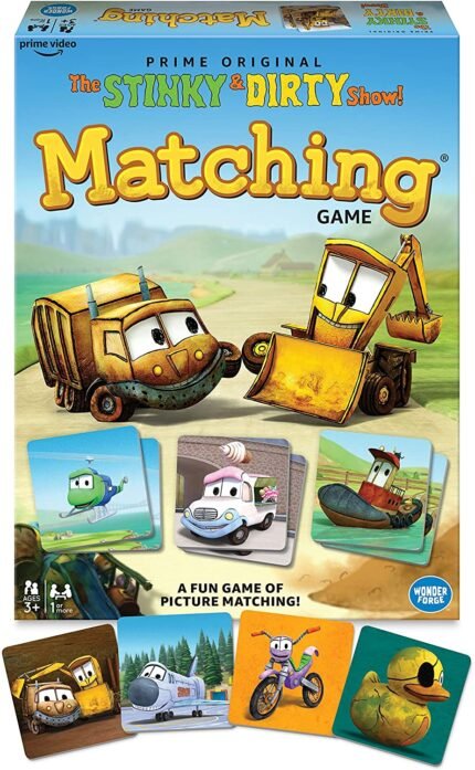 Wonder Forge The Stinky & Dirty Show Matching Game